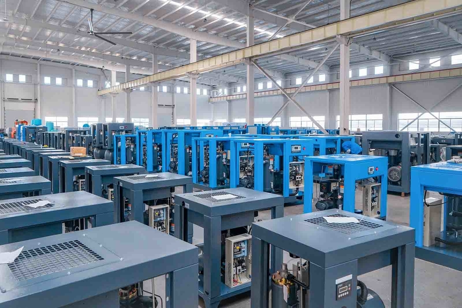 Jiangsu Jufeng Machinery Manufacturing Co., LTD linha de produção do fabricante