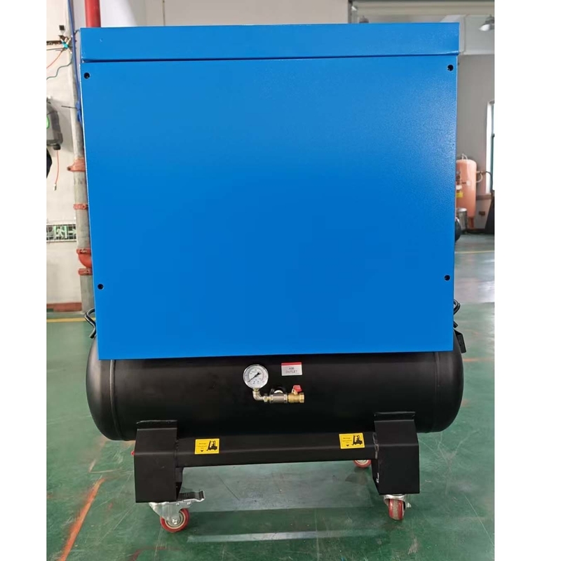 Compressor de ar de parafuso de ímã permanente monofásico 220v/380v com controlador inteligente JD-10AT para operação fácil