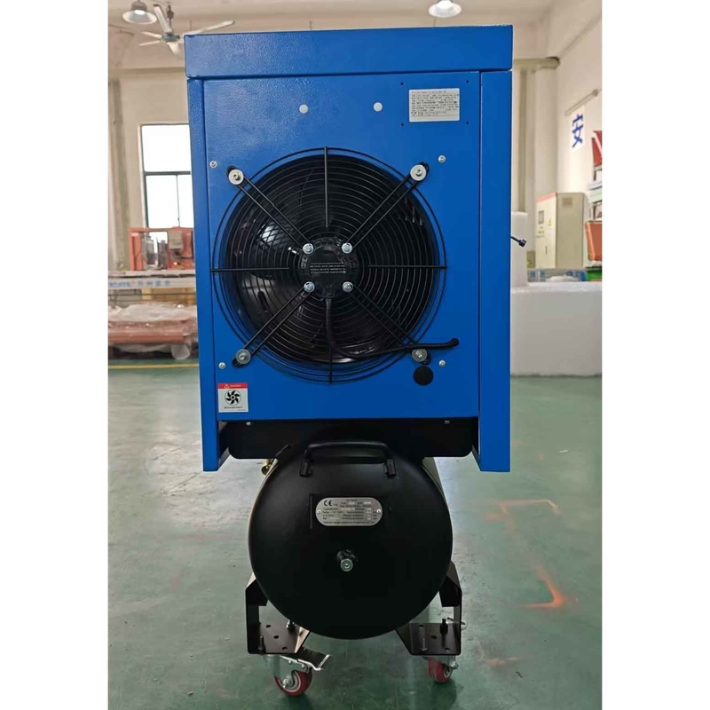 Compressor de ar de parafuso de ímã permanente monofásico 220v/380v com controlador inteligente JD-10AT para operação fácil