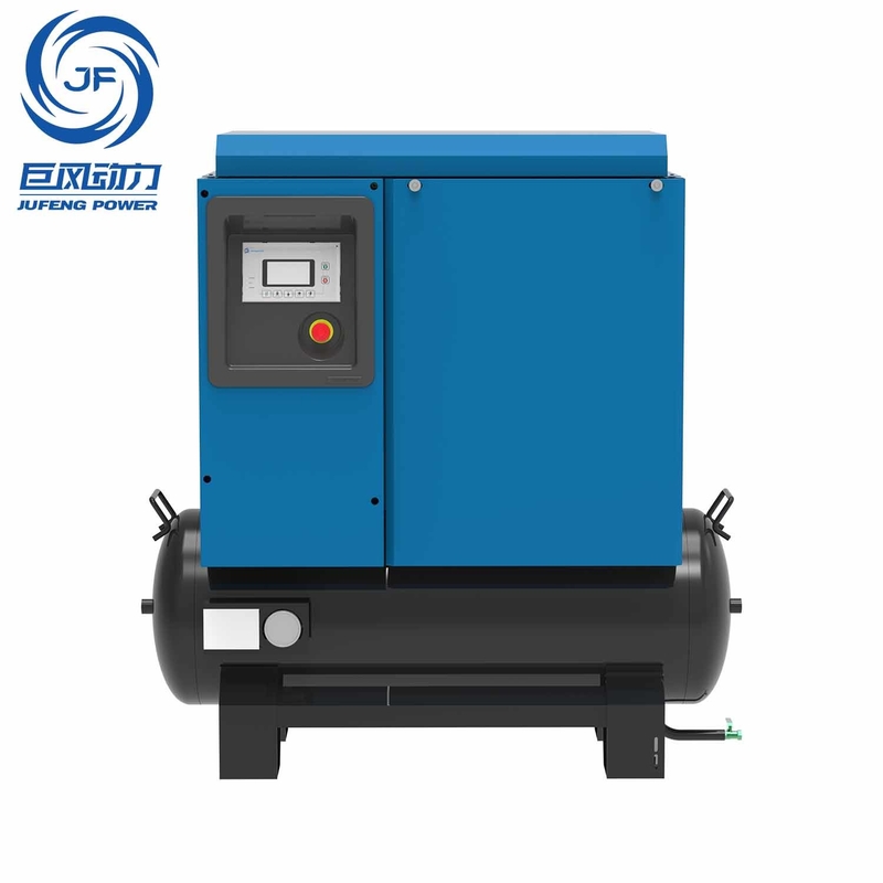 8-16bar 10hp 220v Compressor de ar de parafuso de ímã permanente monofásico removível com 490-980 L/min Deslocamento