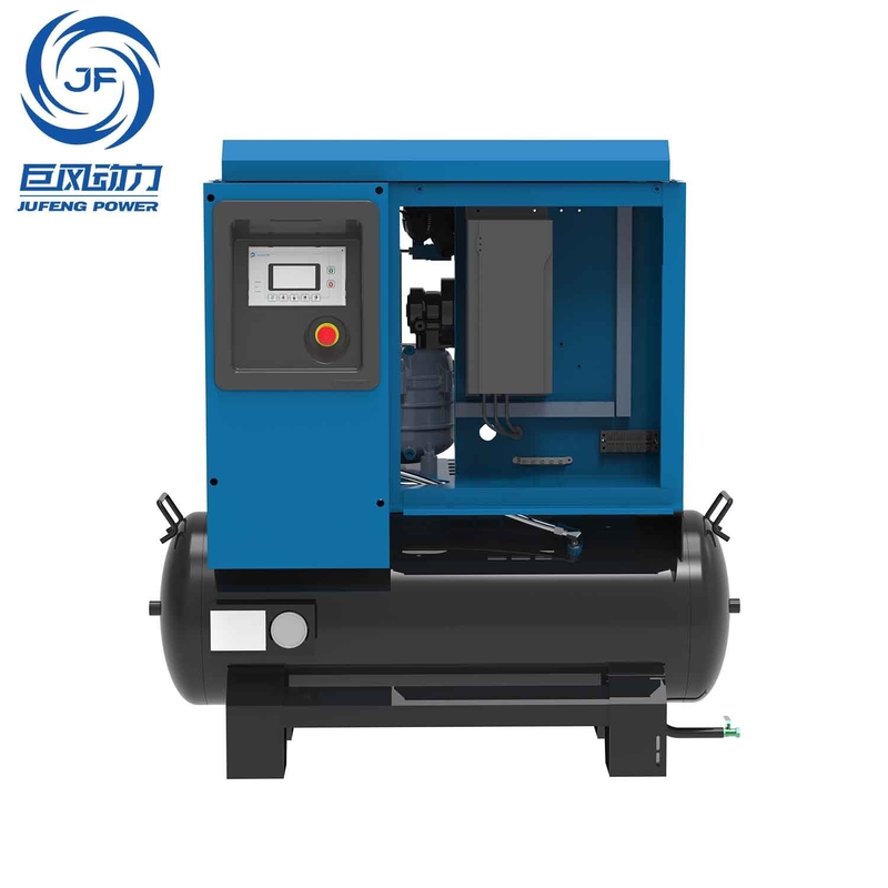8-16bar 10hp 220v Compressor de ar de parafuso de ímã permanente monofásico removível com 490-980 L/min Deslocamento
