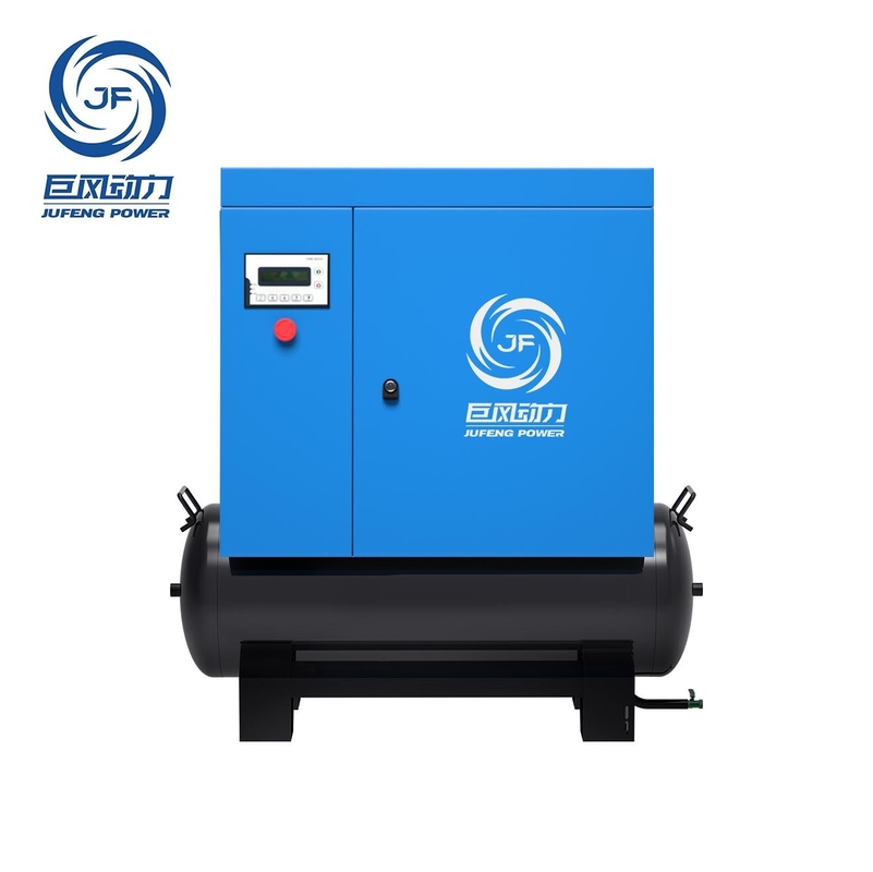 65-75 dB A Nível de ruído Compressor de ar de parafuso portátil de fase única com tensão de 110V/220V e deslocamento de 200-700 L/min