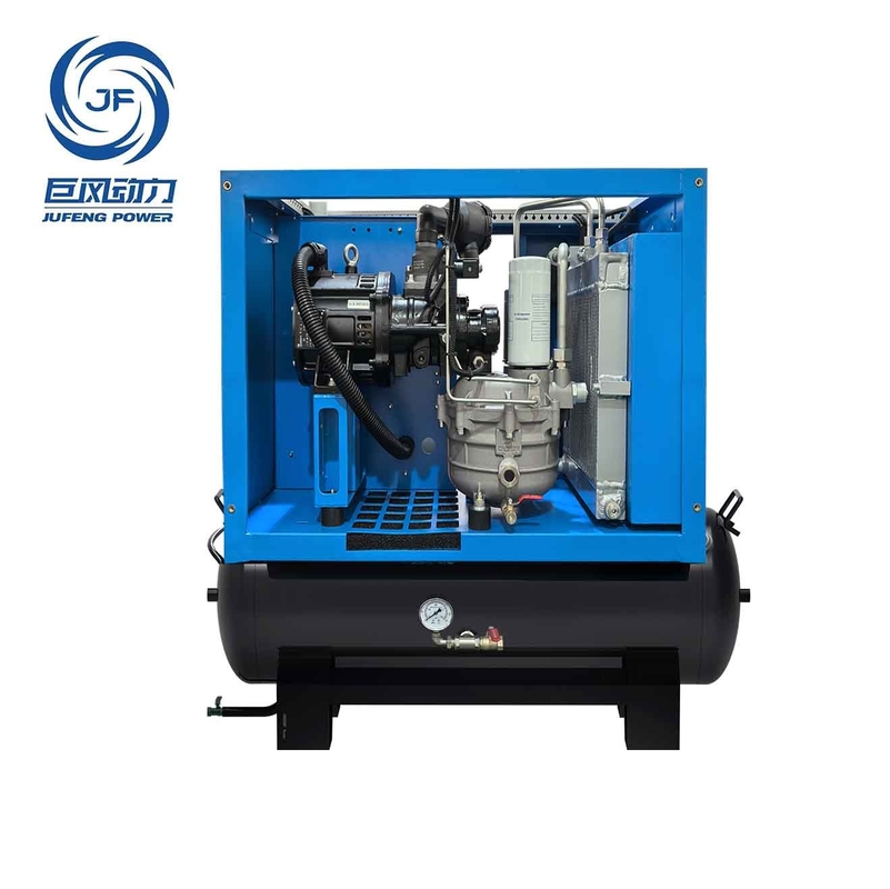 65-75 dB A Nível de ruído Compressor de ar de parafuso portátil de fase única com tensão de 110V/220V e deslocamento de 200-700 L/min