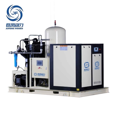 Compressor de ar integrado de parafusos de pressão média e alta com tanque
